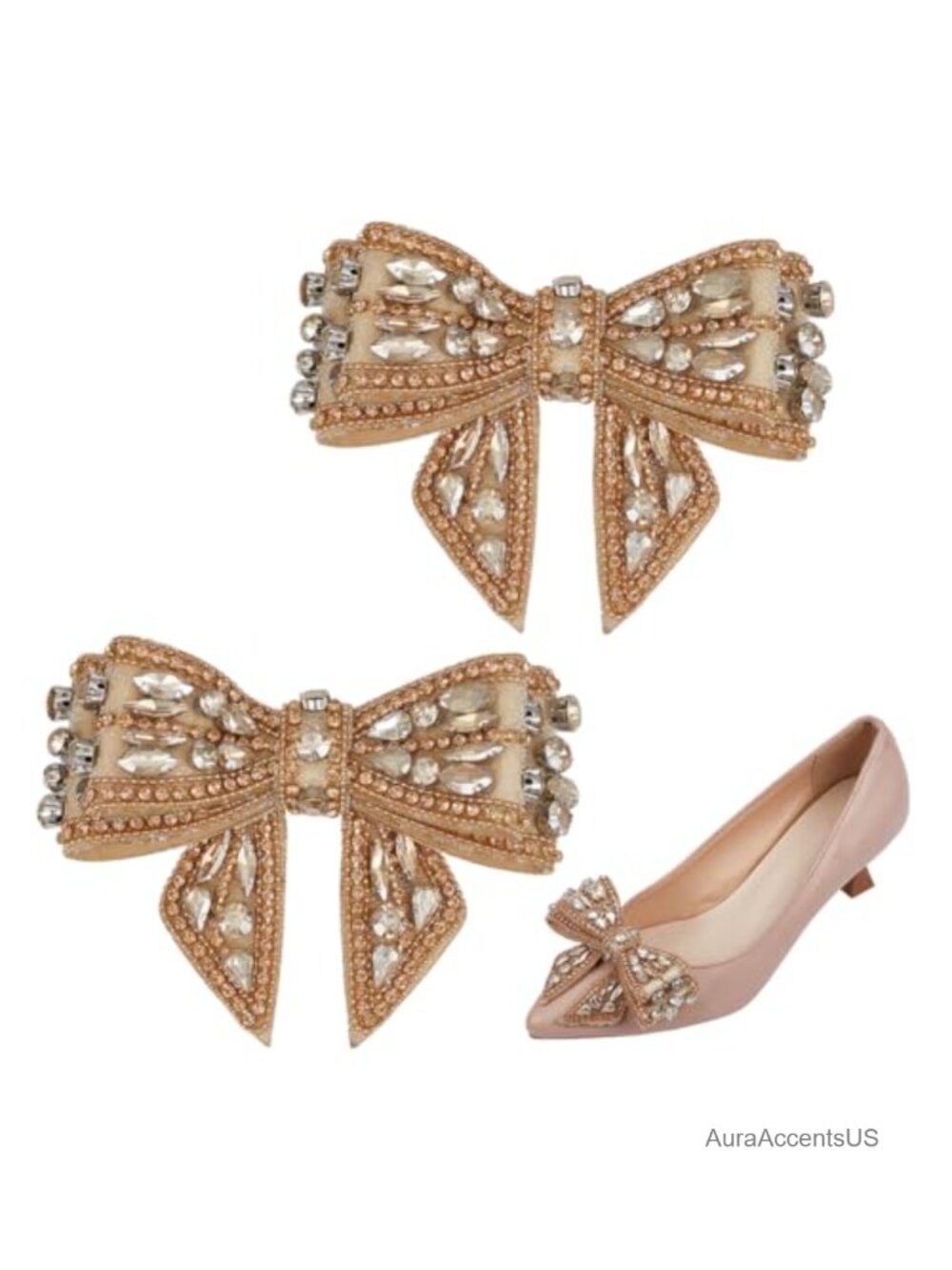 Rhinestone Shoe Buckle Clips for Women Wedding Party